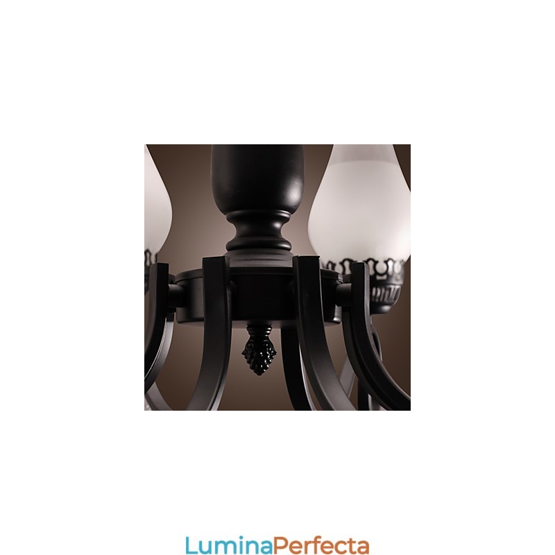 Candelabru tradițional cu pictură în stil lumânare