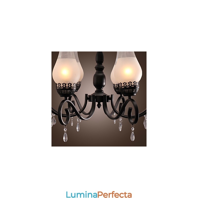 Candelabru tradițional cu pictură în stil lumânare
