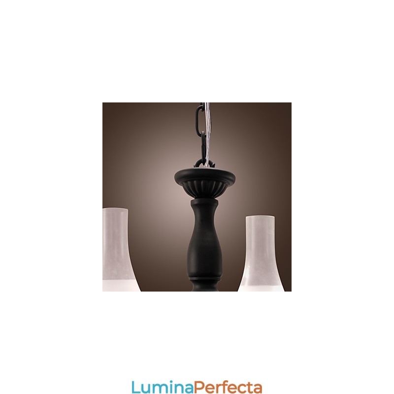 Candelabru tradițional cu pictură în stil lumânare