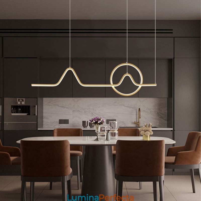 Lampă suspendată Corp de iluminat decorativ minimalist 52W