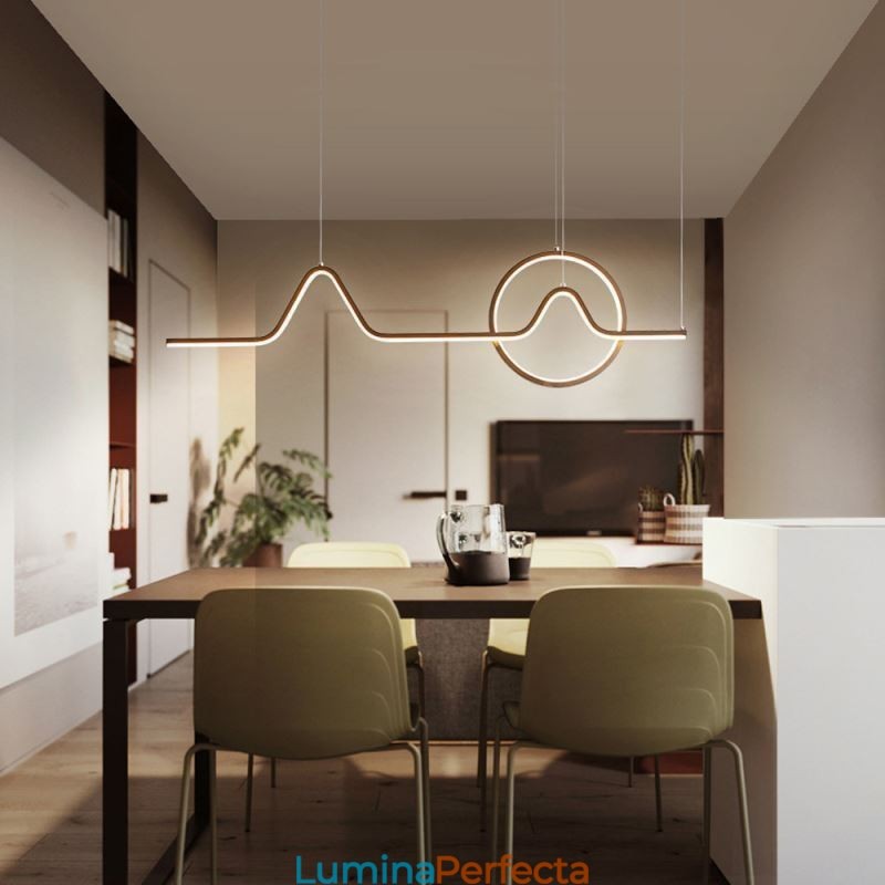 Lampă suspendată Corp de iluminat decorativ minimalist 52W