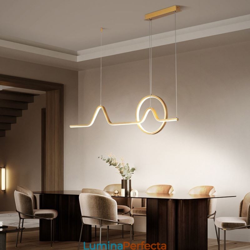 Lampă suspendată Corp de iluminat decorativ minimalist 52W