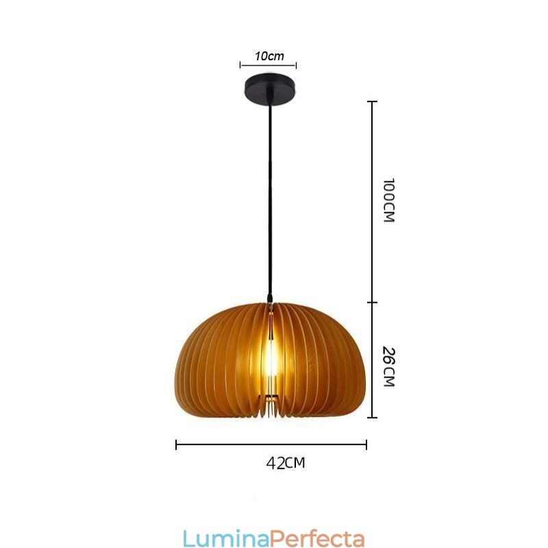 Lampă suspendată în stil retro Lampă suspendată cu dovleac