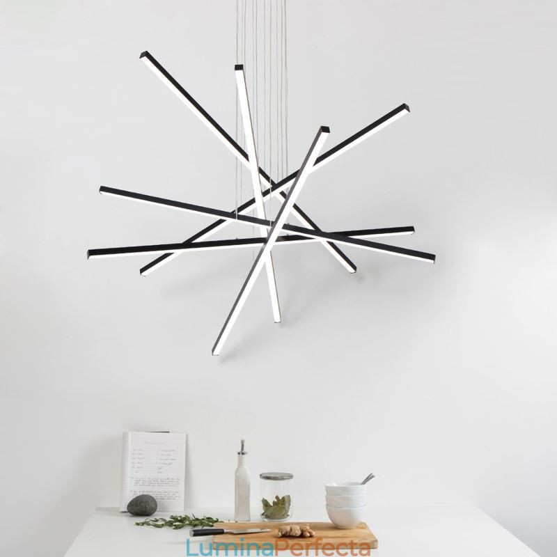 Lumină suspendată liniară cu suspendare Corp de iluminat decorativ