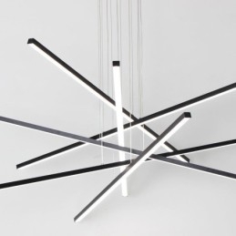 Lumină suspendată liniară cu suspendare Corp de iluminat decorativ