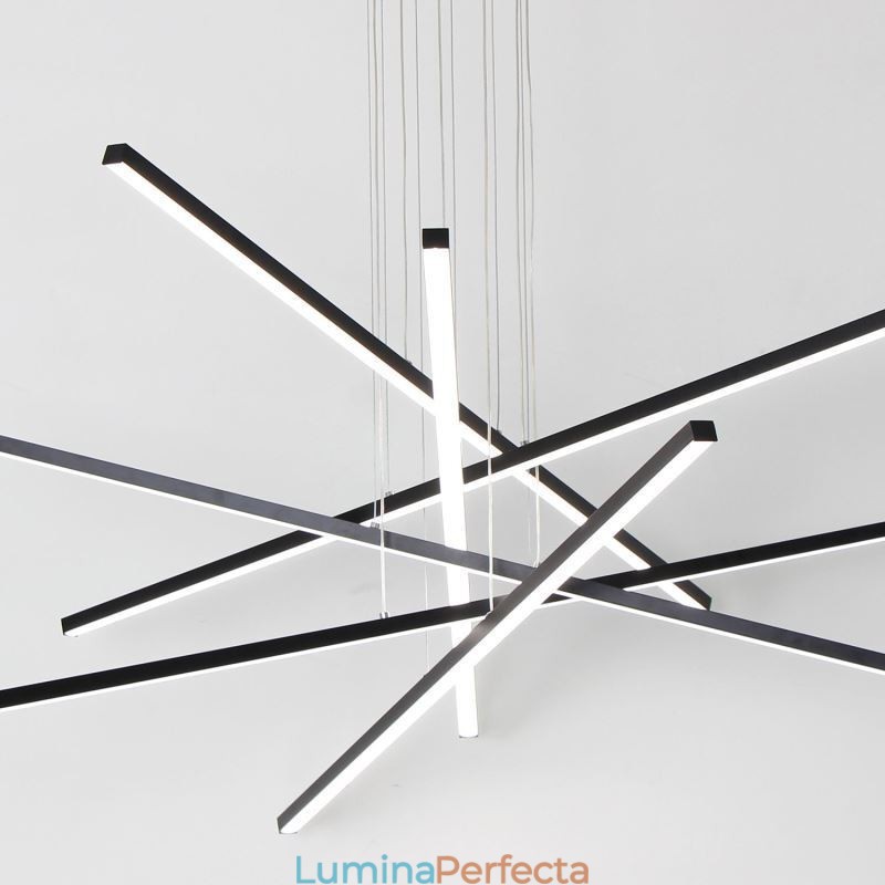 Lumină suspendată liniară cu suspendare Corp de iluminat decorativ