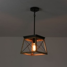 Lampă suspendată în stil vintage cu o singură lumină