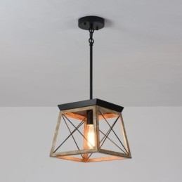 Lampă suspendată în stil vintage cu o singură lumină