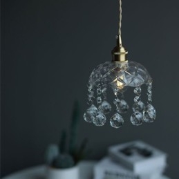 Lampă suspendată modernă din sticlă cu 1 lumină