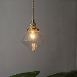 1 Lumină Diamond Glass Pendant Lampă Bubble Glass