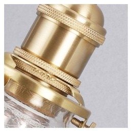 Lampă suspendată din sticlă Lampă de tavan modern Crackle