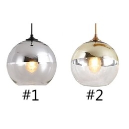 Lumină suspendată creativ de fier+glob de sticlă Iluminat decorativ