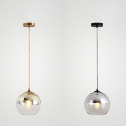 Lumină suspendată creativ de fier+glob de sticlă Iluminat decorativ