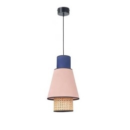 1 Lumină Rochie Abajur Lampă suspendată Bamboo Weave Iluminare