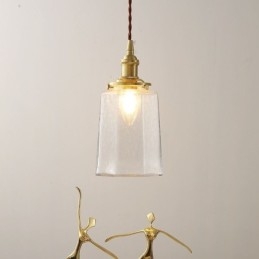 Plafoniera decorativă modernă, minimalistă, din sticlă