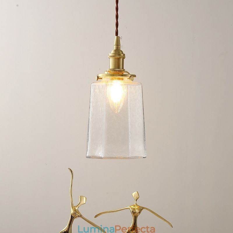 Plafoniera decorativă modernă, minimalistă, din sticlă