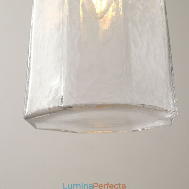 Plafoniera decorativă modernă, minimalistă, din sticlă