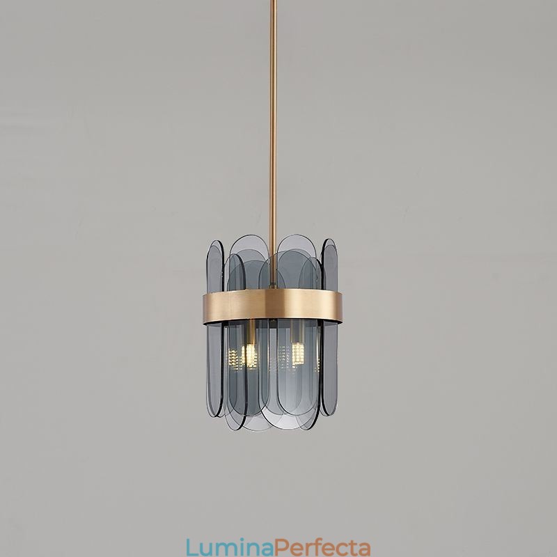 Iluminat cu pandantiv modern din sticlă