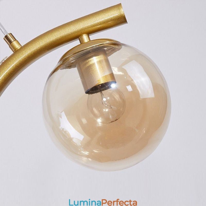 Lumină suspendată modernă, minimalistă, cu 4 lămpi