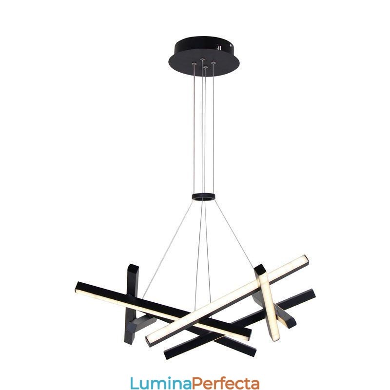 Lampă modernă, simplă, cu suspendare, cu gel de silice, în formă de cuib de păsări