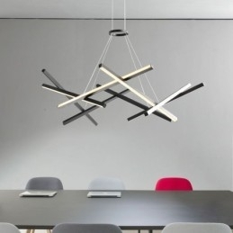 Lampă modernă, simplă, cu suspendare, cu gel de silice, în formă de cuib de păsări