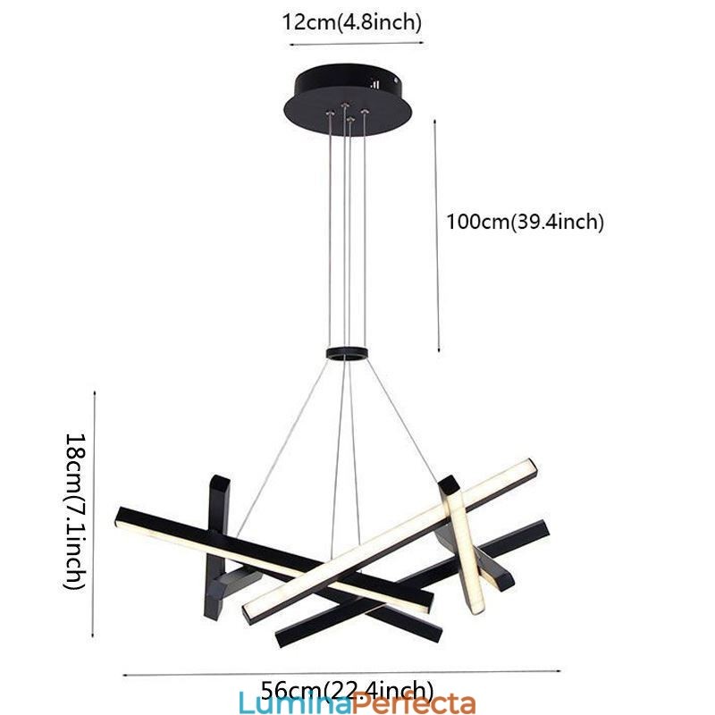 Lampă modernă, simplă, cu suspendare, cu gel de silice, în formă de cuib de păsări