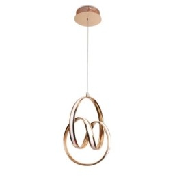 Lampă suspendată modernă, minimalistă, unică, cu răsucire circulară, Insulă