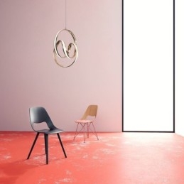 Lampă suspendată modernă, minimalistă, unică, cu răsucire circulară, Insulă