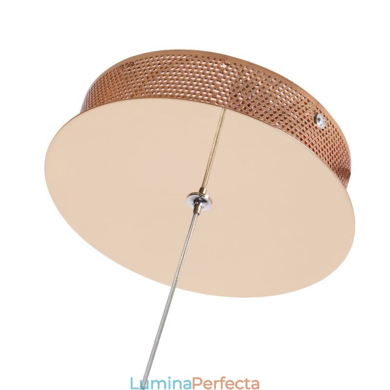 Lampă suspendată modernă, minimalistă, unică, cu răsucire circulară, Insulă