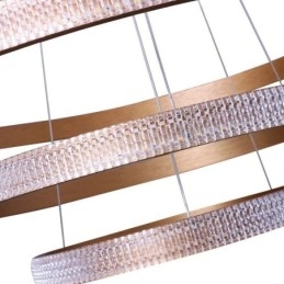 Lampă suspendată modernă din acrilic cu 3 inele 80+60+40cm