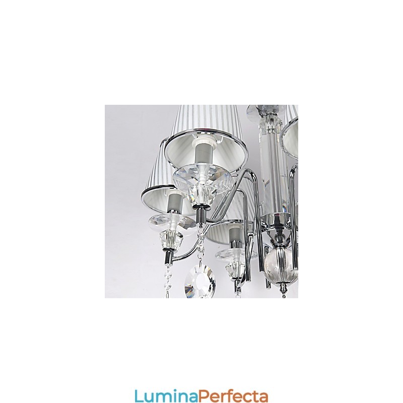 Candelabru din cristal galvanizat modern contemporan