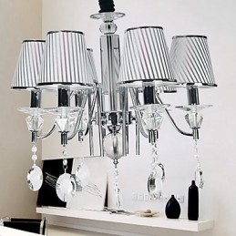 Candelabru din cristal galvanizat modern contemporan