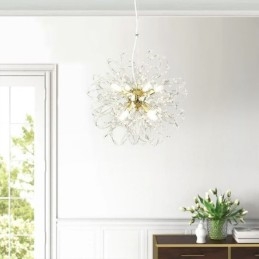 Candelabru elegant din cristal de păpădie