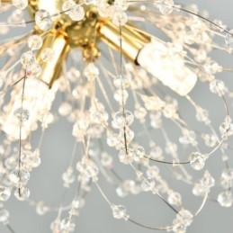 Candelabru elegant din cristal de păpădie