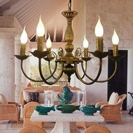 Candelabru din metal galvanizat