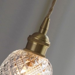 Lampă suspendată modernă din sticlă cu flori, corp de iluminat decorativ cu 1 lumină