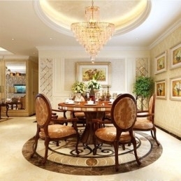 Candelabru conic modern, elegant, cu pandantiv din cristal