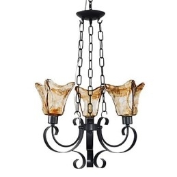 Candelabru din metal cu pictură clasică tradițională