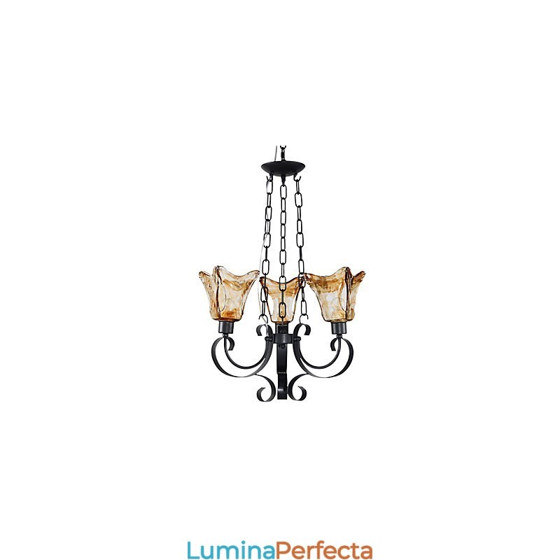 Candelabru din metal cu pictură clasică tradițională