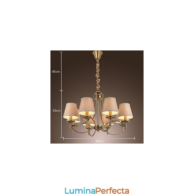 Modern Contemporan Tradițional Clasic Rustic Lodge Country Island Vintage Candelabru metal din alamă
