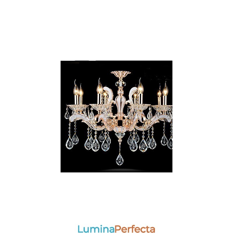 Lămpi de lux din aliaj de zinc, lumânări de lux în stil european