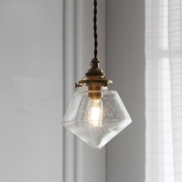 1 Lumină Diamond Glass Pendant Lampă Bubble Glass