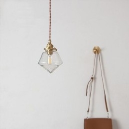 1 Lumină Diamond Glass Pendant Lampă Bubble Glass