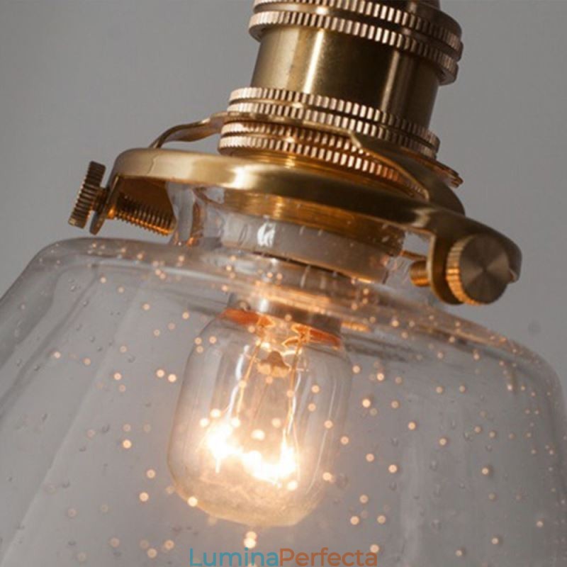 1 Lumină Diamond Glass Pendant Lampă Bubble Glass