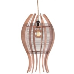 Lampă suspendată DIY Nordic Wood Fish