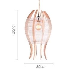 Lampă suspendată DIY Nordic Wood Fish