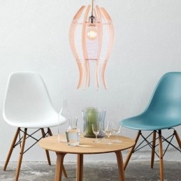 Lampă suspendată DIY Nordic Wood Fish