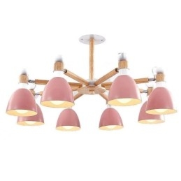 Candelabru creativ din lemn nordic Macaron