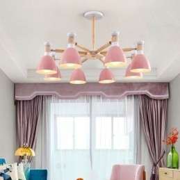Candelabru creativ din lemn nordic Macaron