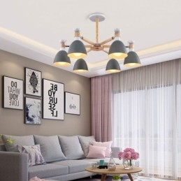 Candelabru creativ din lemn nordic Macaron